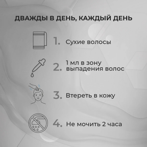 Лосьон для роста волос Nanodex 15% с азелаиновой кислотой, 1 флакон с мезороллером